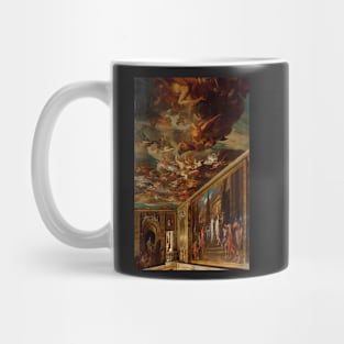 Chatsworth- paintings on the ceiling and wall Mug